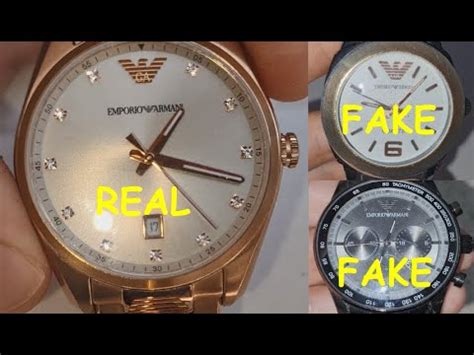 how to spot fake armani watch|armani watch serial number check.